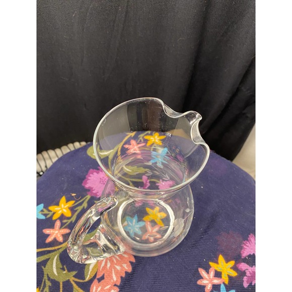 Vintage Princess House “Heritage” Design Clear Crystal Glass Pitcher - Picture 3 of 9